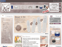 Tablet Screenshot of decant-and-co.com